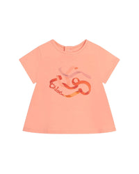 T-shirt à manches courtes en coton - Light Peach
