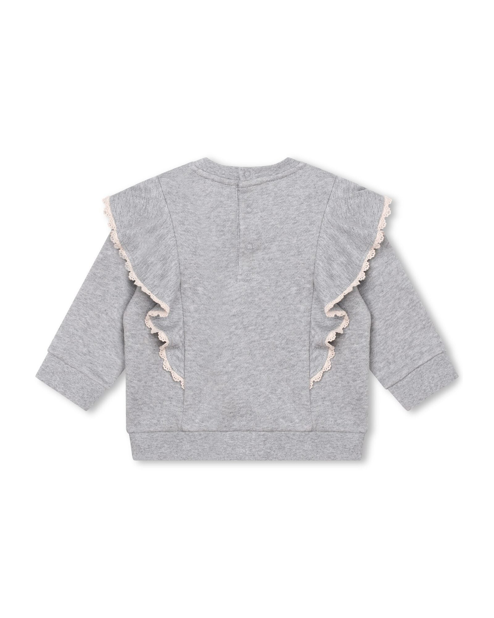 Cotton sweatshirt - Mottled Grey