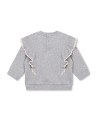 Sweatshirt en coton - Gris chiné