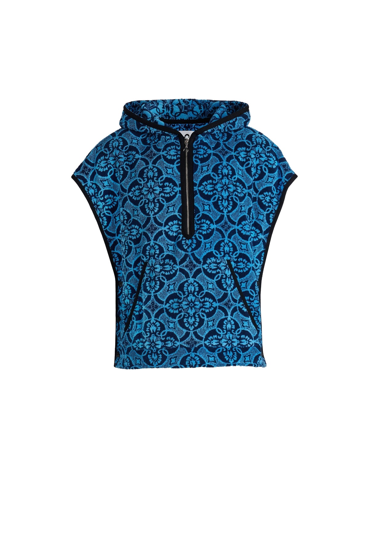 Poncho serviette à capuche unisex - Oriental Aquarius
