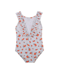 Maillot de bain 1 pièce avec imprimé floral - Fleurs