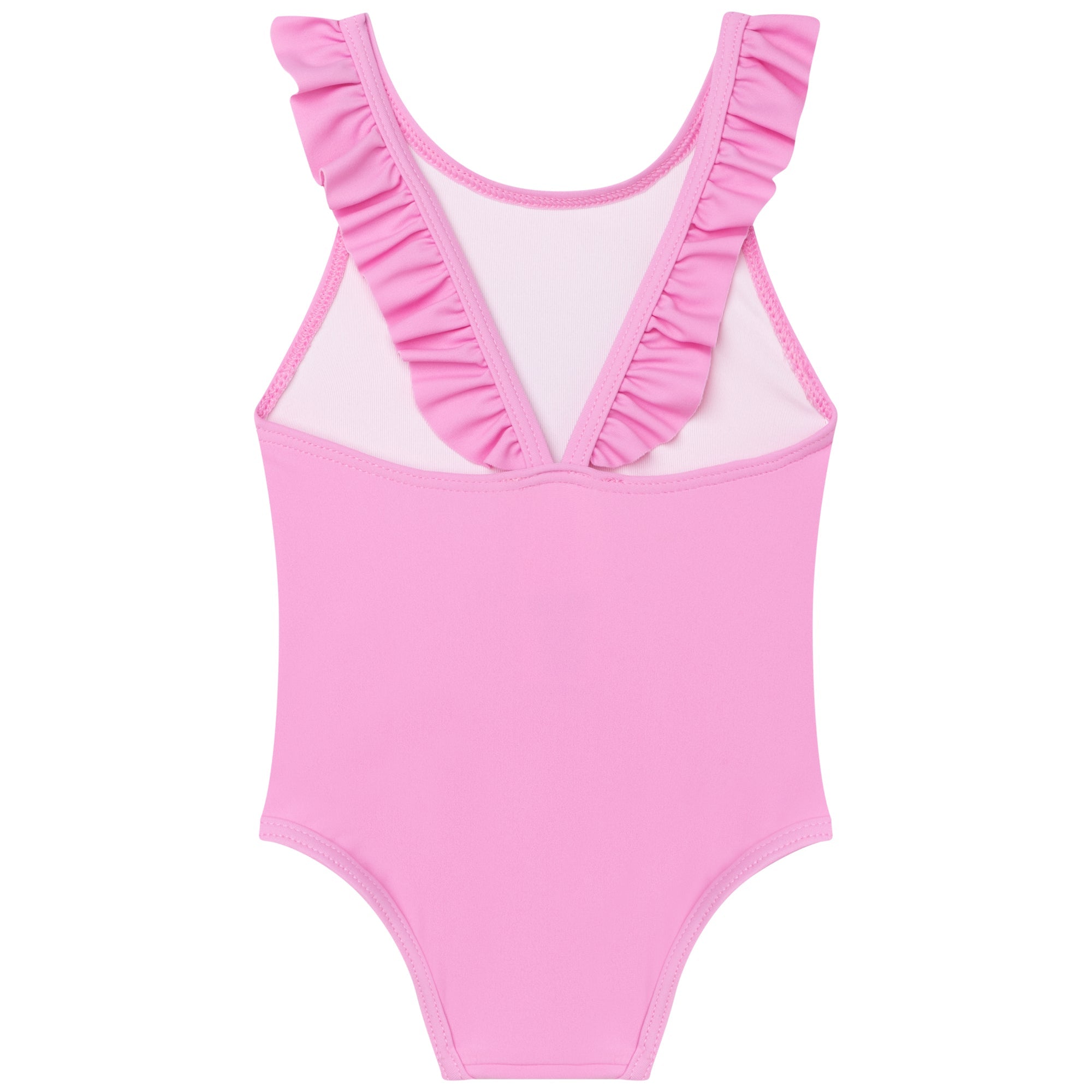 Maillot de bain 1 pièce avec petits volants - Cyclamen