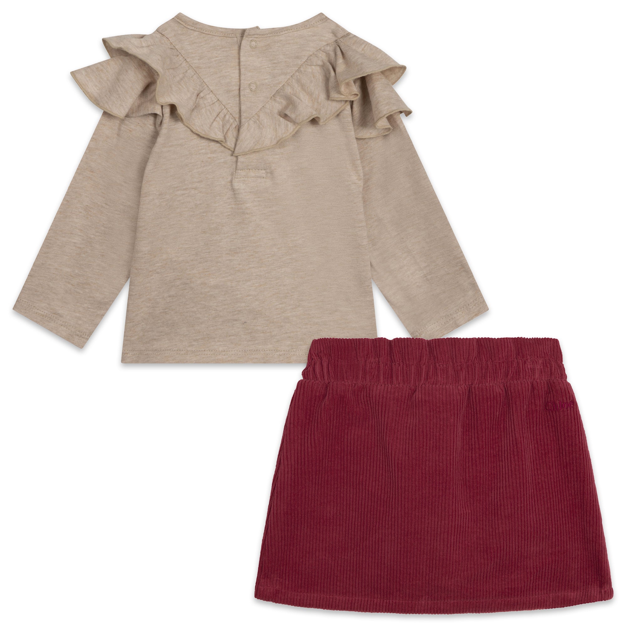 Set t-shirt à manches longues et jupe - Begonia