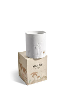 Bougie Palmier Mojave Haas Brothers en porcelaine - Blanc