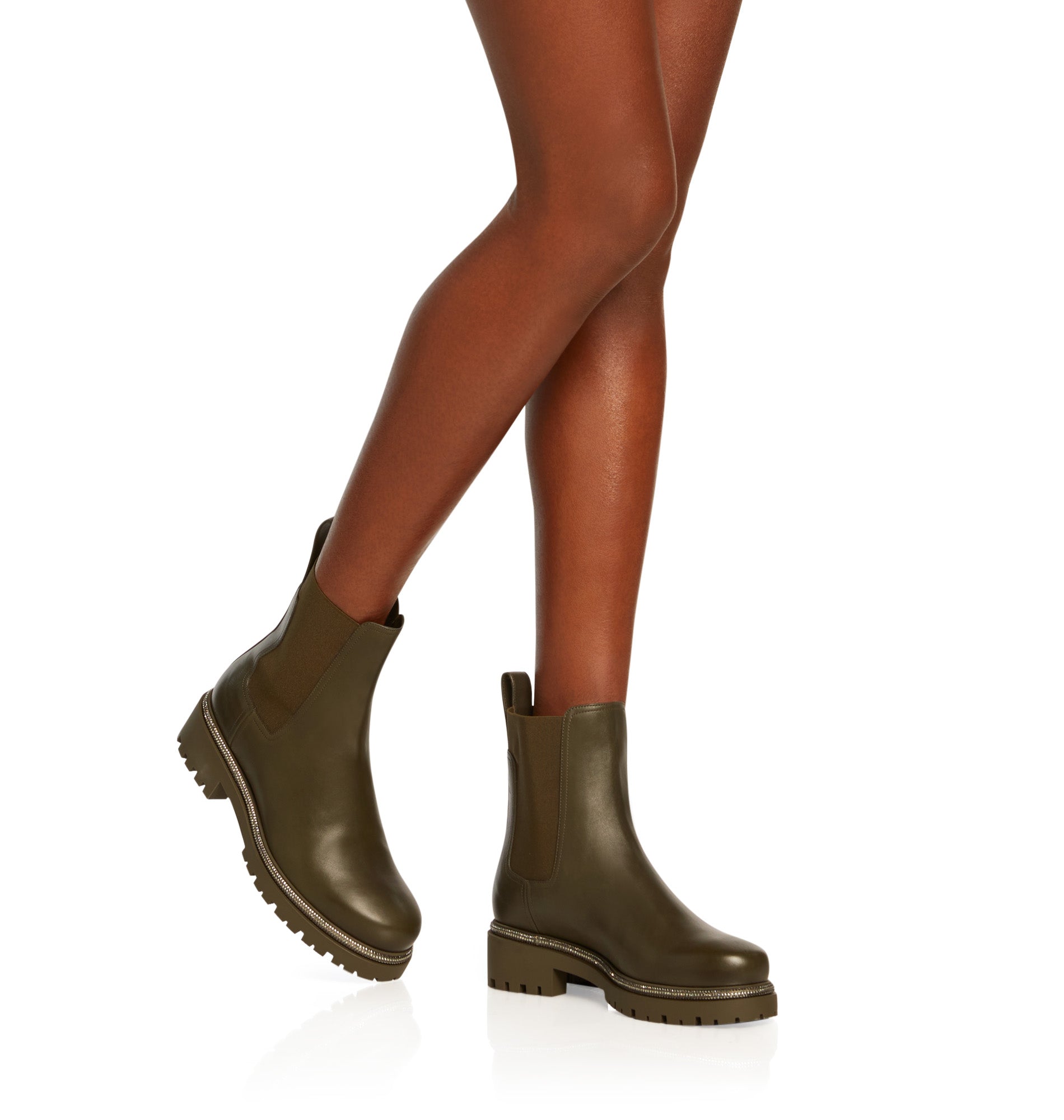 Bottes Bika en cuir - Vert