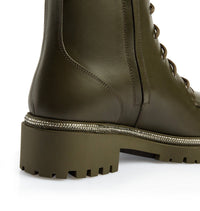 Bottes Biker Bika en cuir - Vert