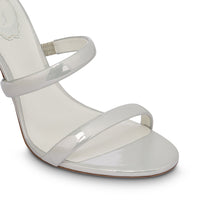 Sandales à talons Cleopatra 105 en cuir - Bianco