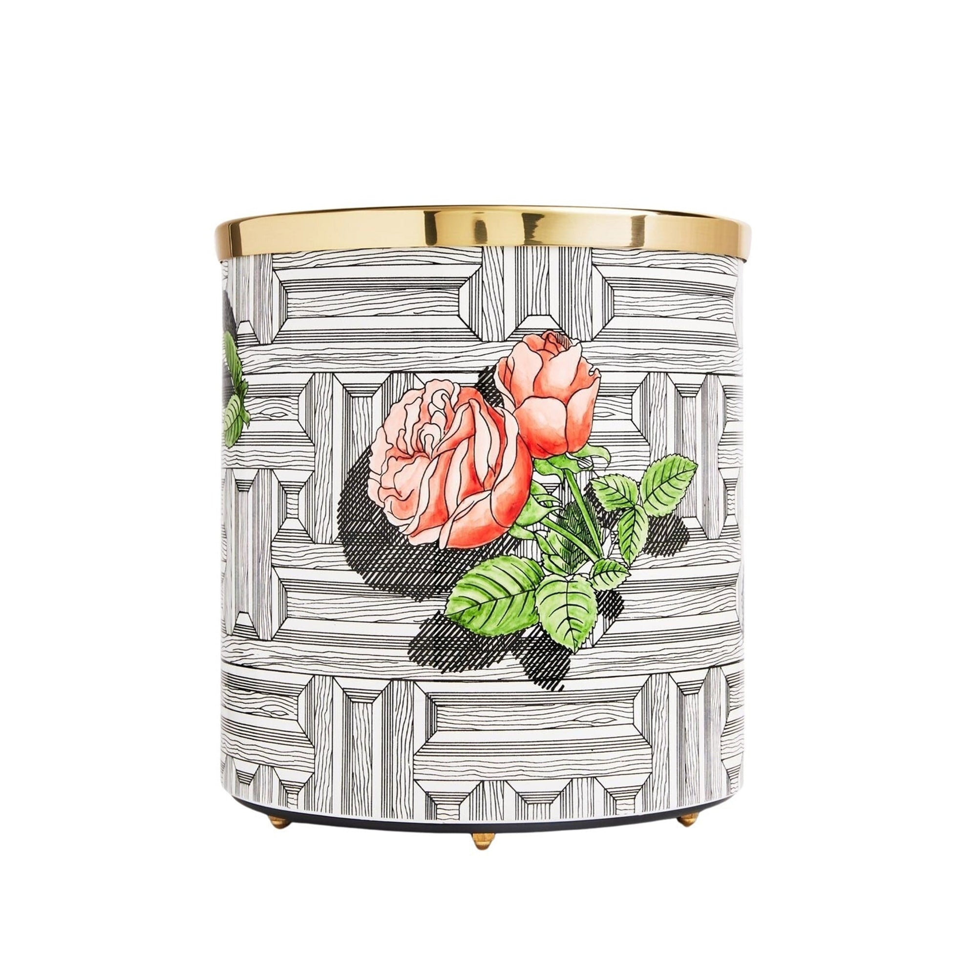 Musciarabia con rose wastepaper basket - Colour