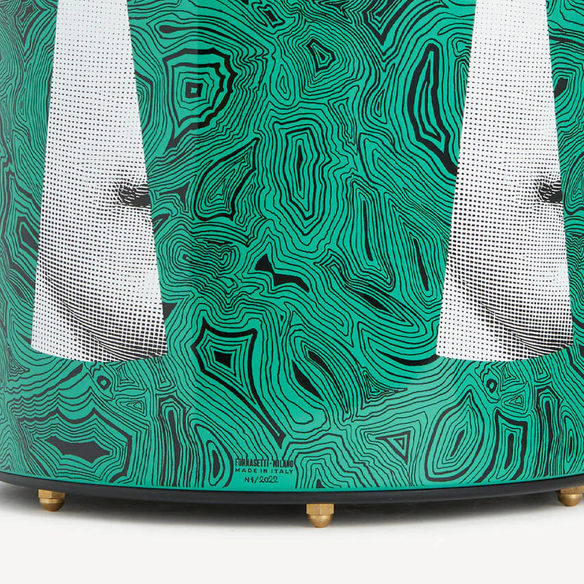 Serratura su wastepaper basket - Green