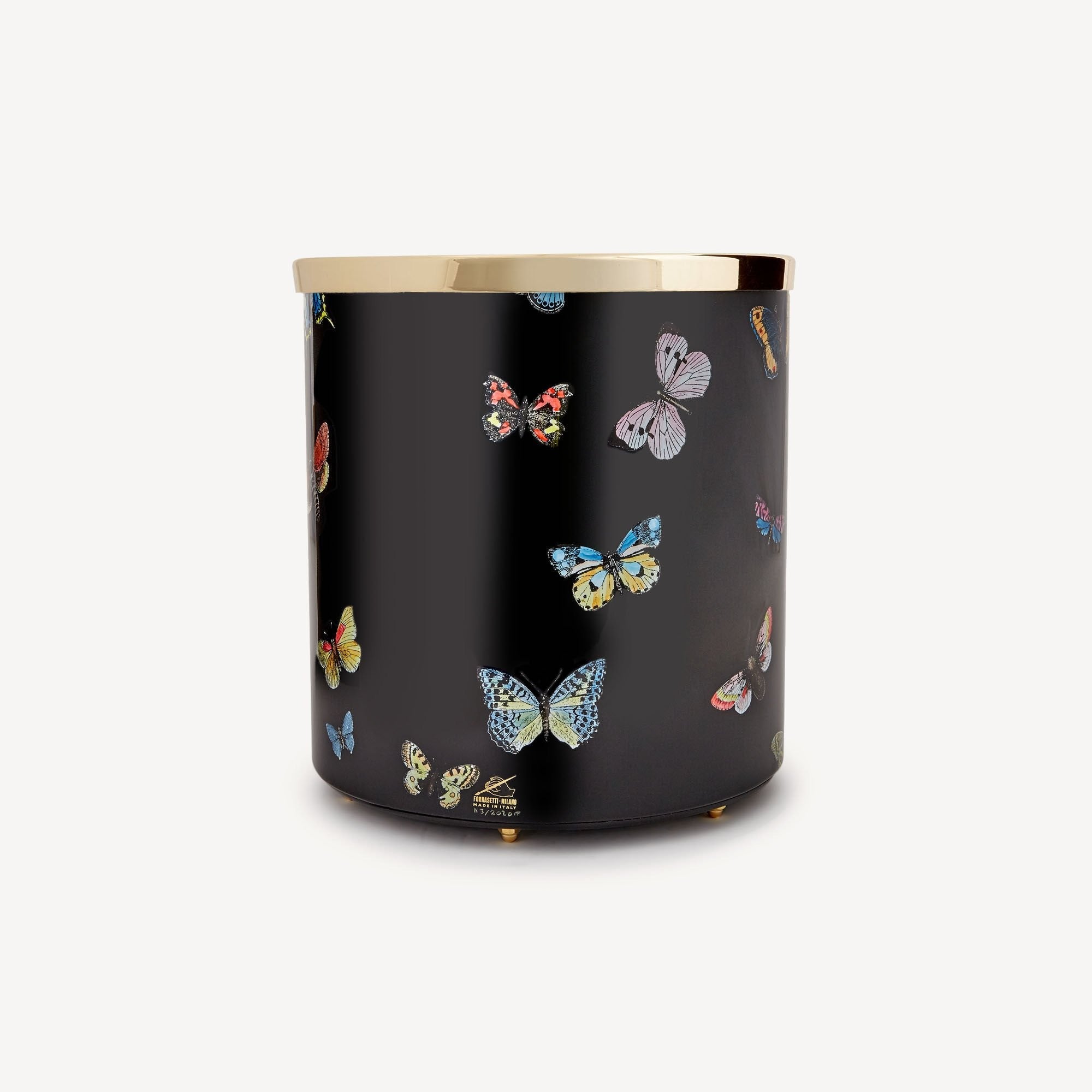 Farfalle wastepaper basket - Colour & Red