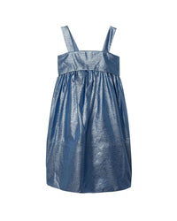 Robe couture en tissu lamé jacquard - Glace