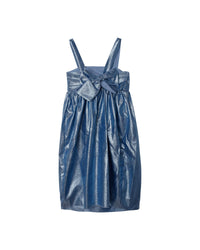 Robe couture en tissu lamé jacquard - Glace