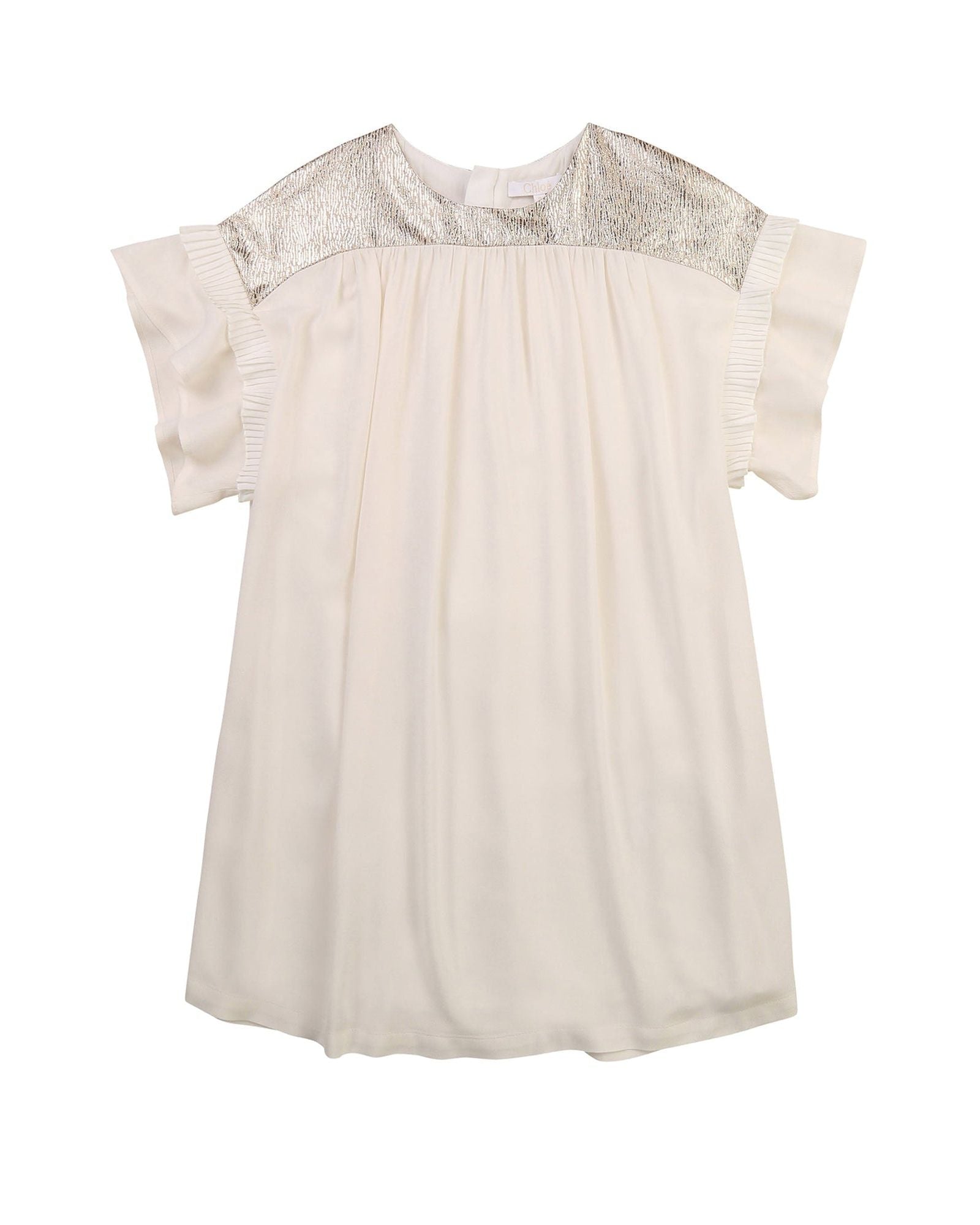 Robe de cérémonie en crêpe - Dore