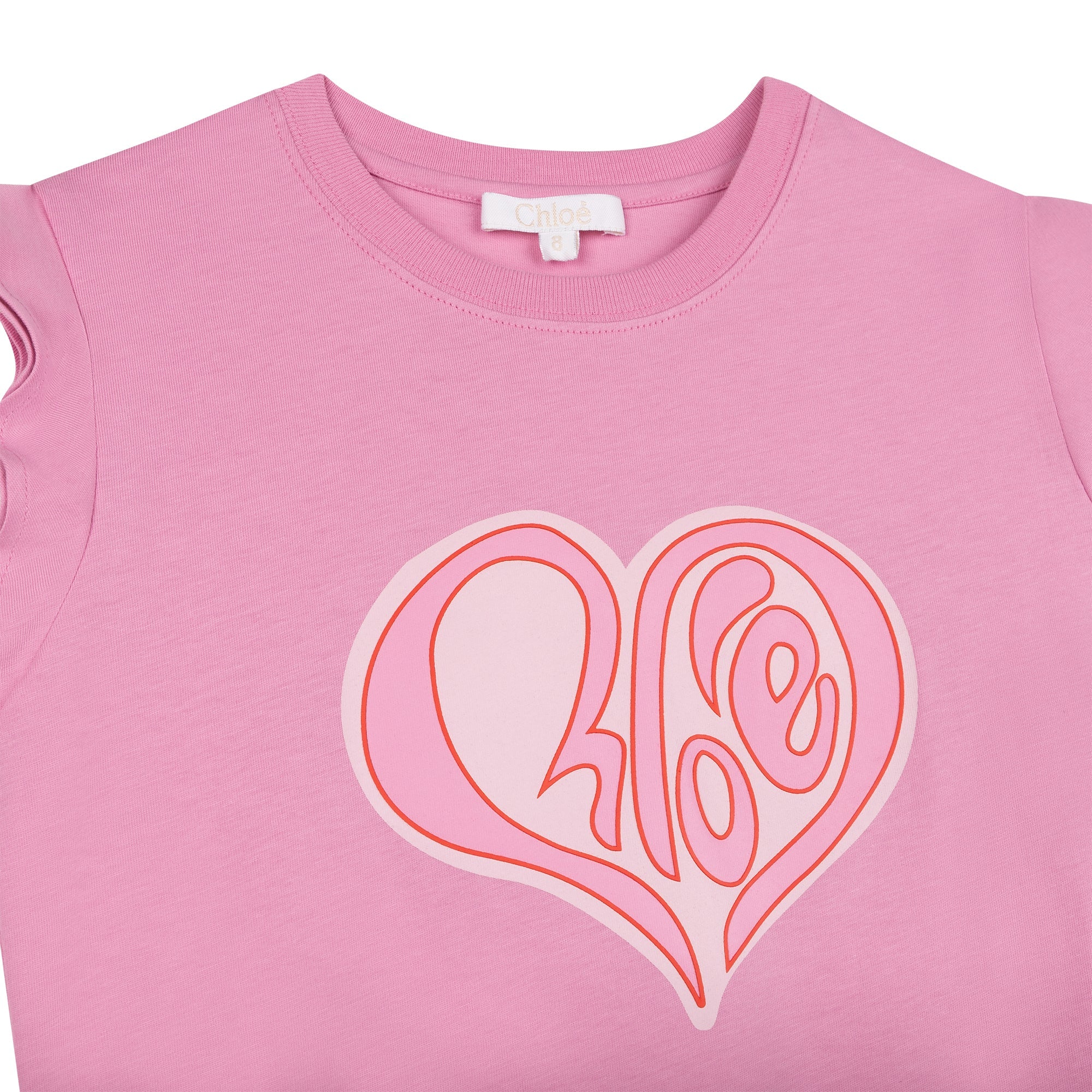 Robe sans manche Love - Cyclamen