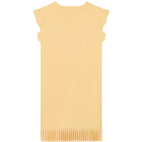 Ruffled dress - Pale yellow