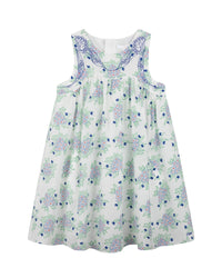 Robe Chloé en soie mélangée - Bleu Vert