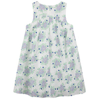 Robe Chloé en soie mélangée - Bleu Vert