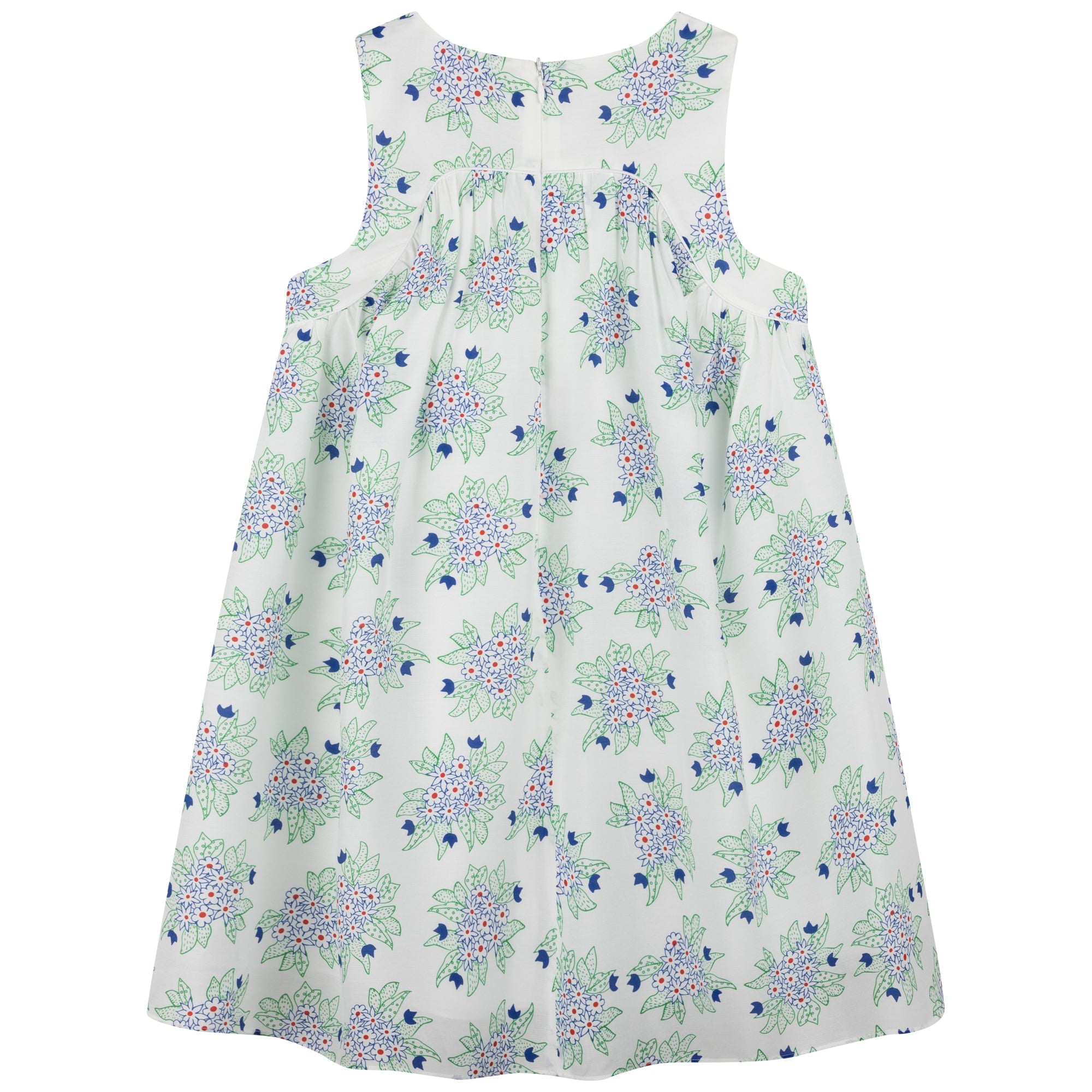 Robe Chloé en soie mélangée - Bleu Vert