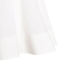 Robe de cérémonie en crêpe brodé en France - Offwhite