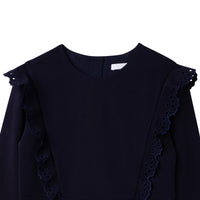 Robe en milano - Bleu Amiral