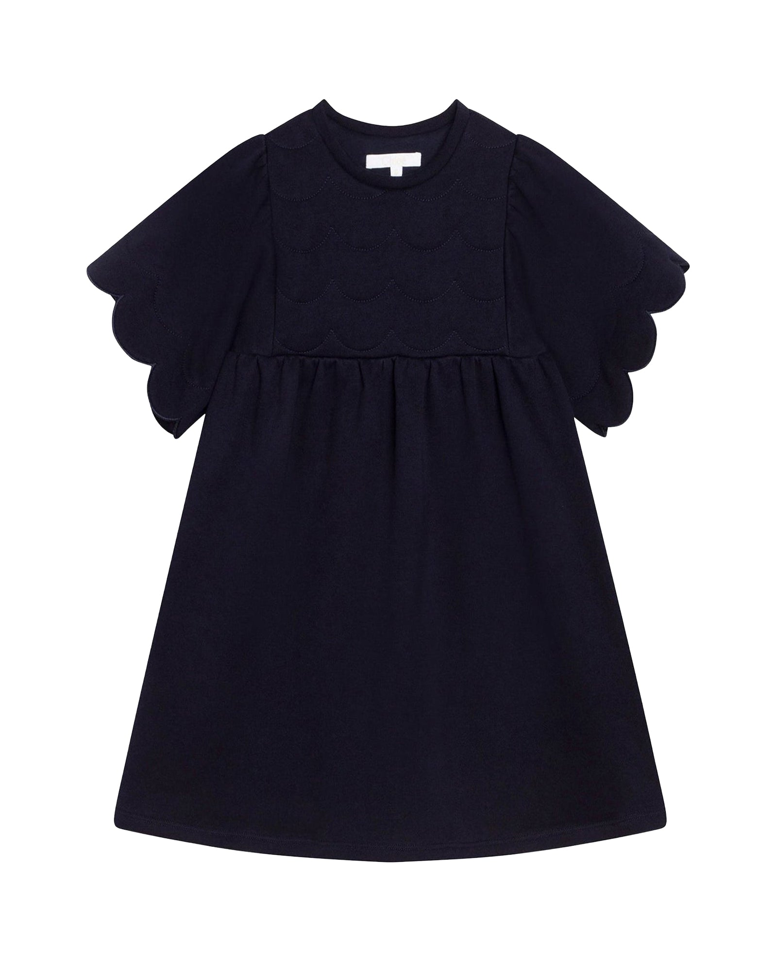 Robe en coton - Bleu Amiral