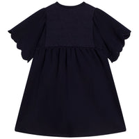 Robe en coton gratté - Bleu Amiral