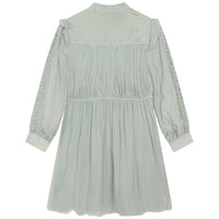 Robe de cérémonie en crépon de soie - Jade