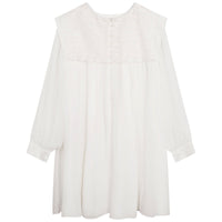 Robe de cérémonie en crêpe de soie - Offwhite