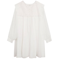 Robe de cérémonie en crêpe de soie - Offwhite