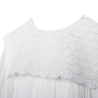Robe de cérémonie en crêpe de soie - Offwhite