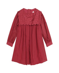 Robe de cérémonie en crêpe de soie - Begonia