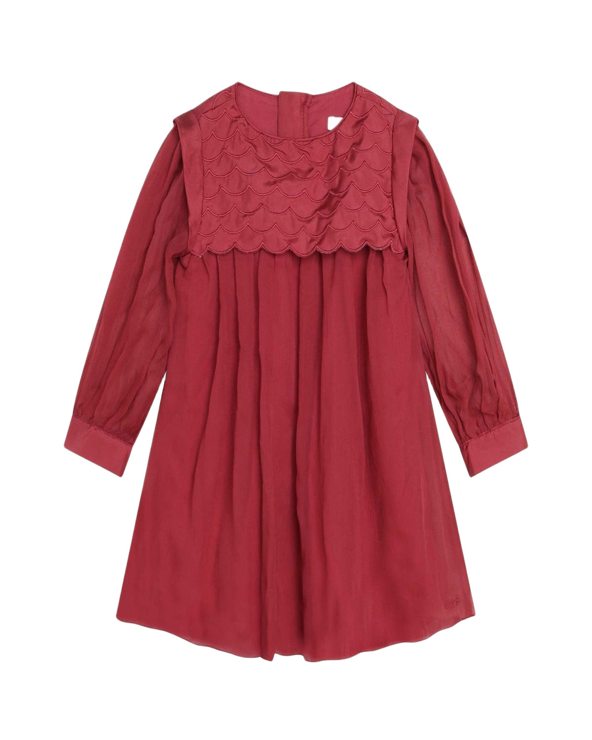 Robe de cérémonie en crêpe de soie - Begonia