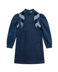 Robe en denim girl - Denim Blue