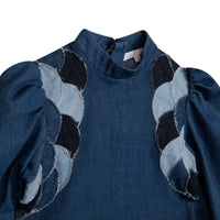 Robe en denim girl - Denim Blue