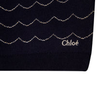 Robe manches longues et col roulé en tricot - Bleu Amiral