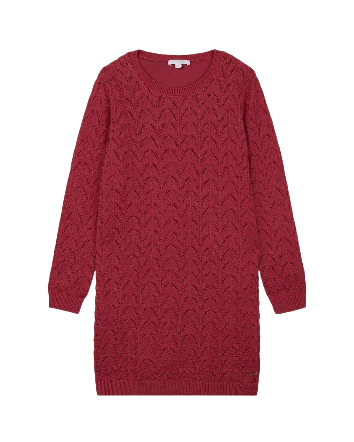 Robe en coton avec point fantaisie coquilles - Begonia