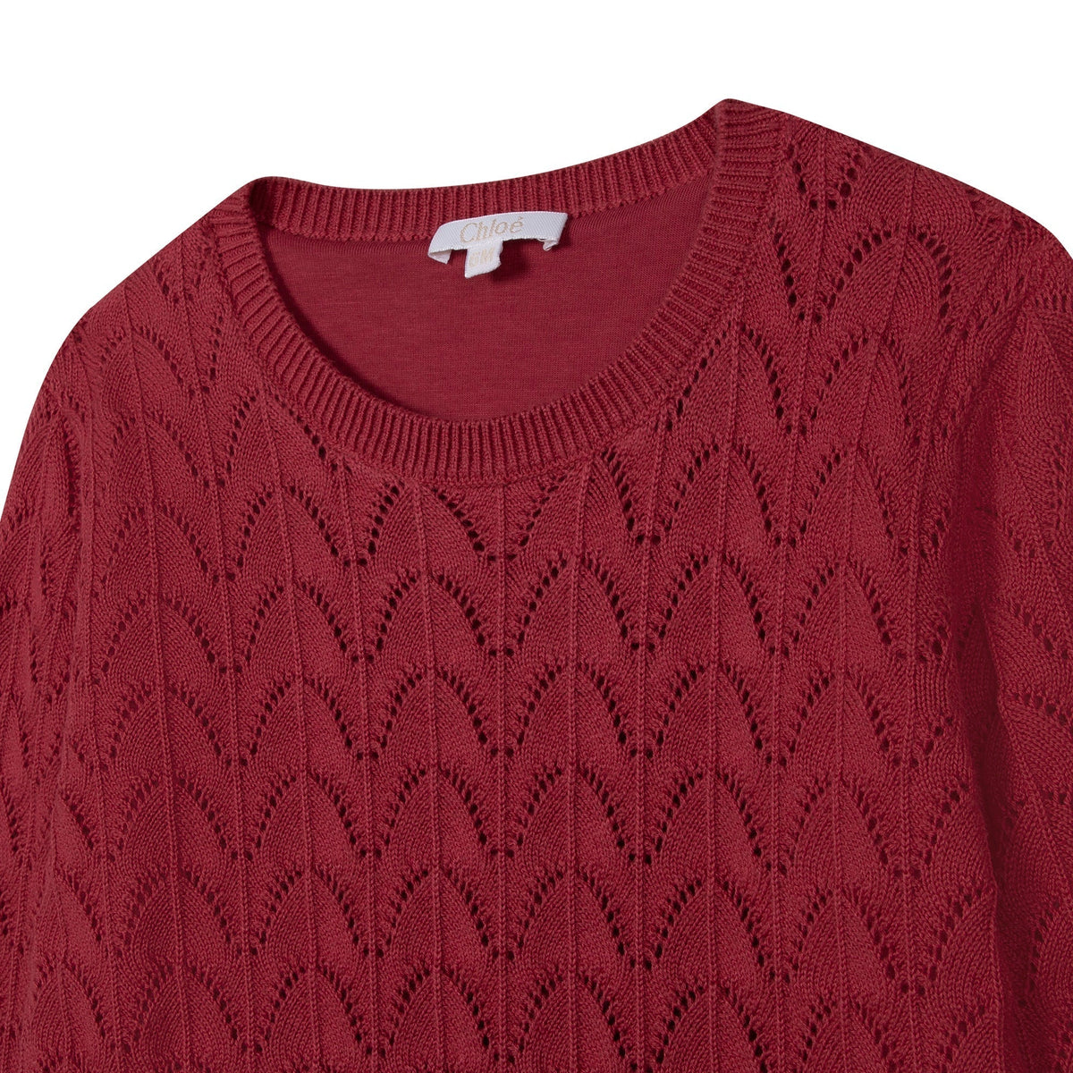 Robe en coton avec point fantaisie coquilles - Begonia