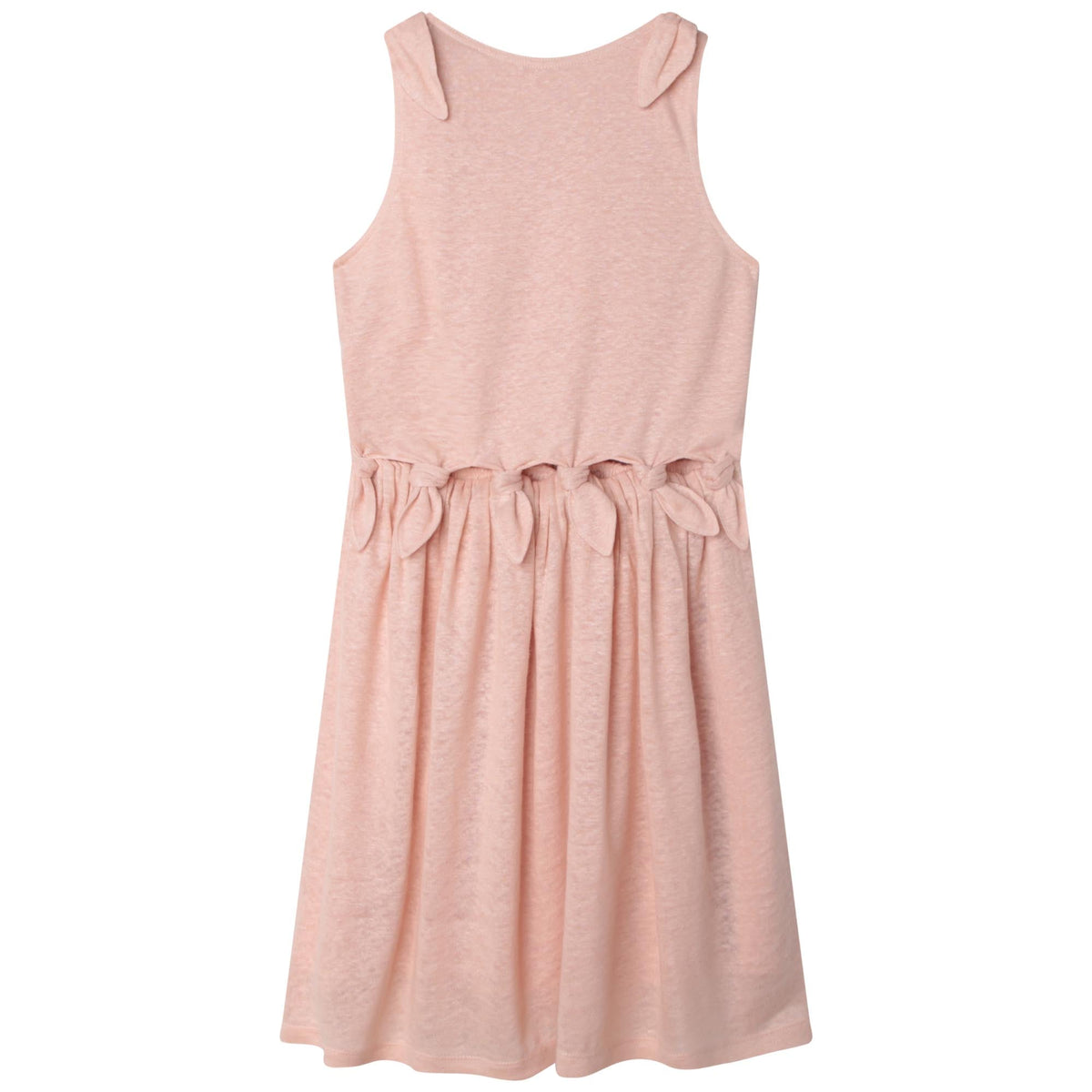 Robe longue à bretelles lin - Bois de Rose
