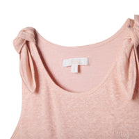Robe longue à bretelles lin - Bois de Rose