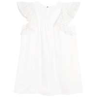 Robe fluide à volants - Offwhite