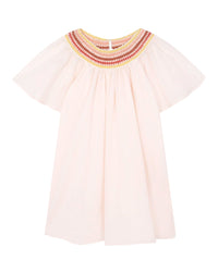 Robe en voile de coton girl - Bois de Rose