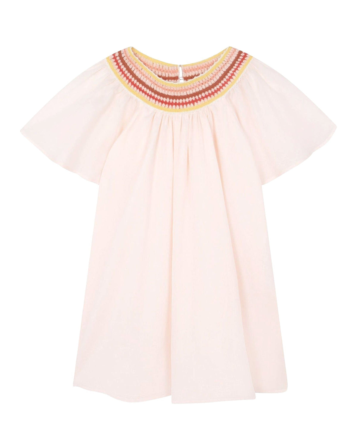 Robe en voile de coton girl - Bois de Rose