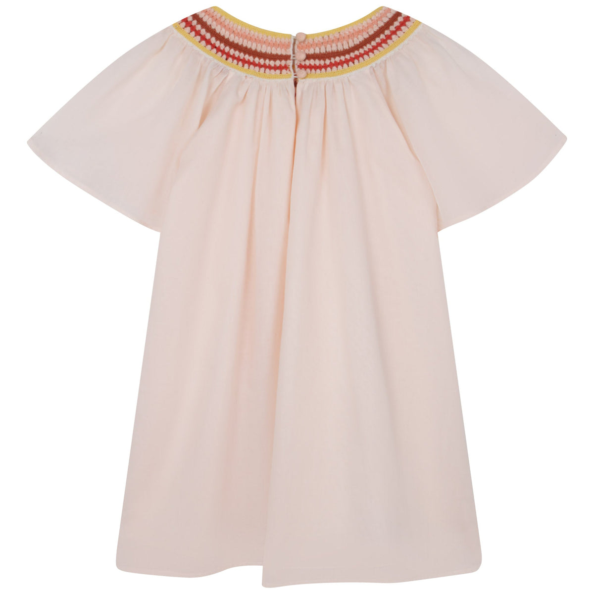 Robe en voile de coton girl - Bois de Rose