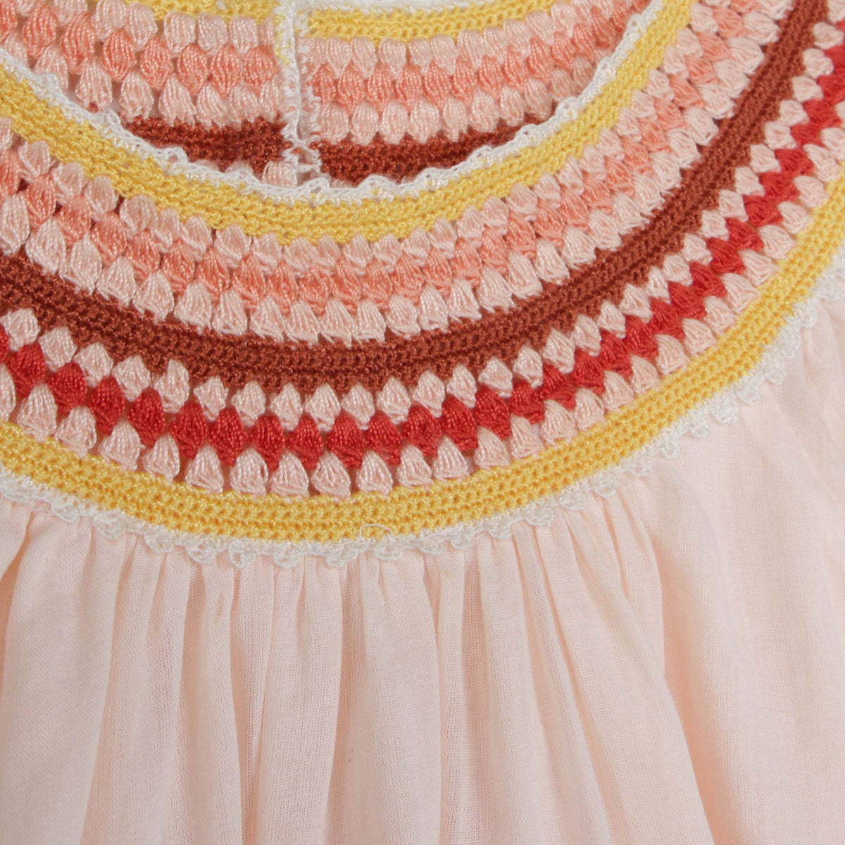 Robe en voile de coton girl - Bois de Rose