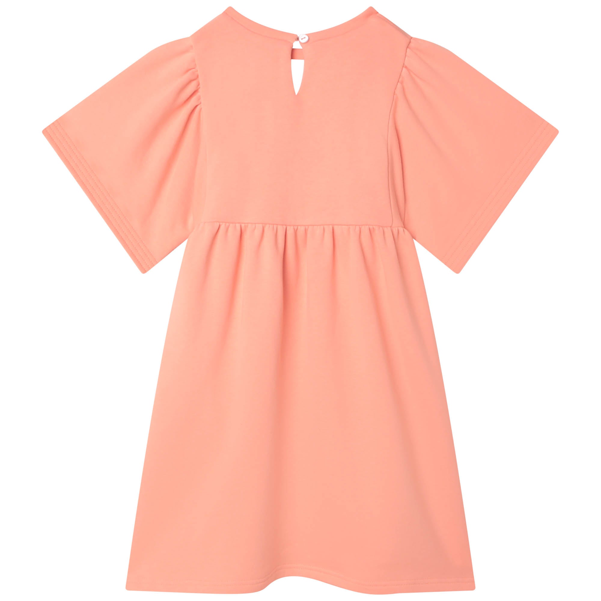 Robe détails fleurs - Light peach