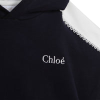 Robe à capuche et manches courtes - Bleu Amiral
