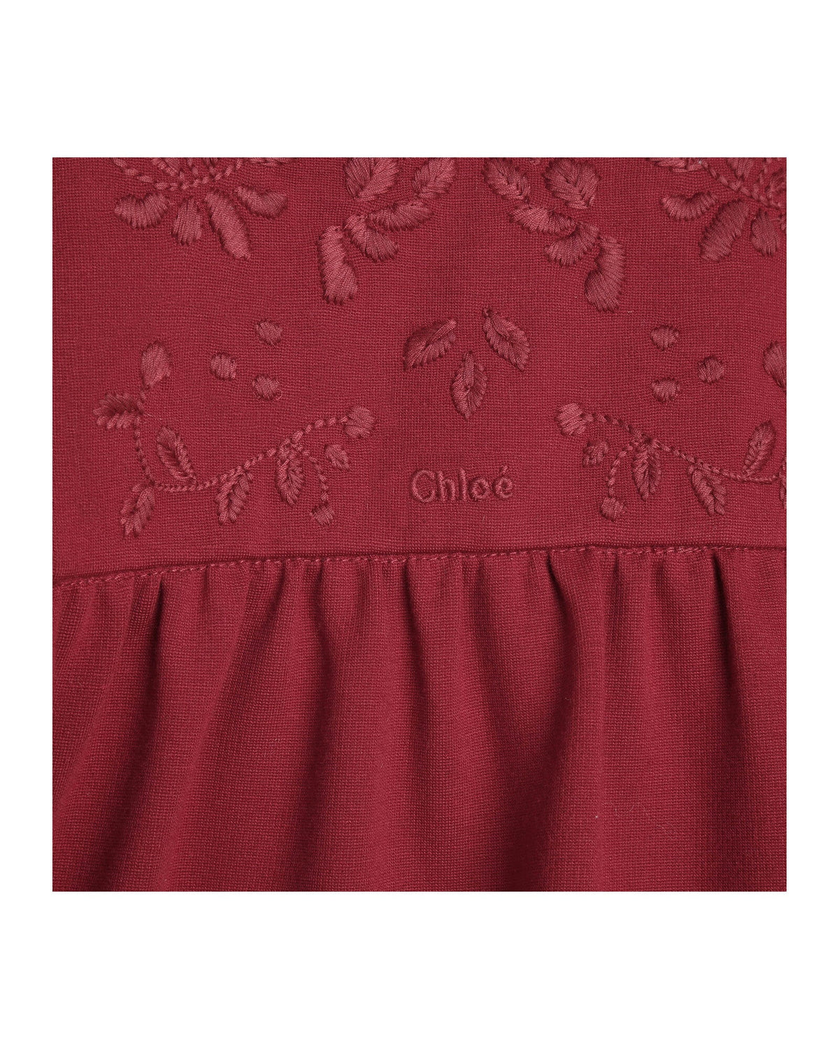 Robe avec broderie en coton - Grenade