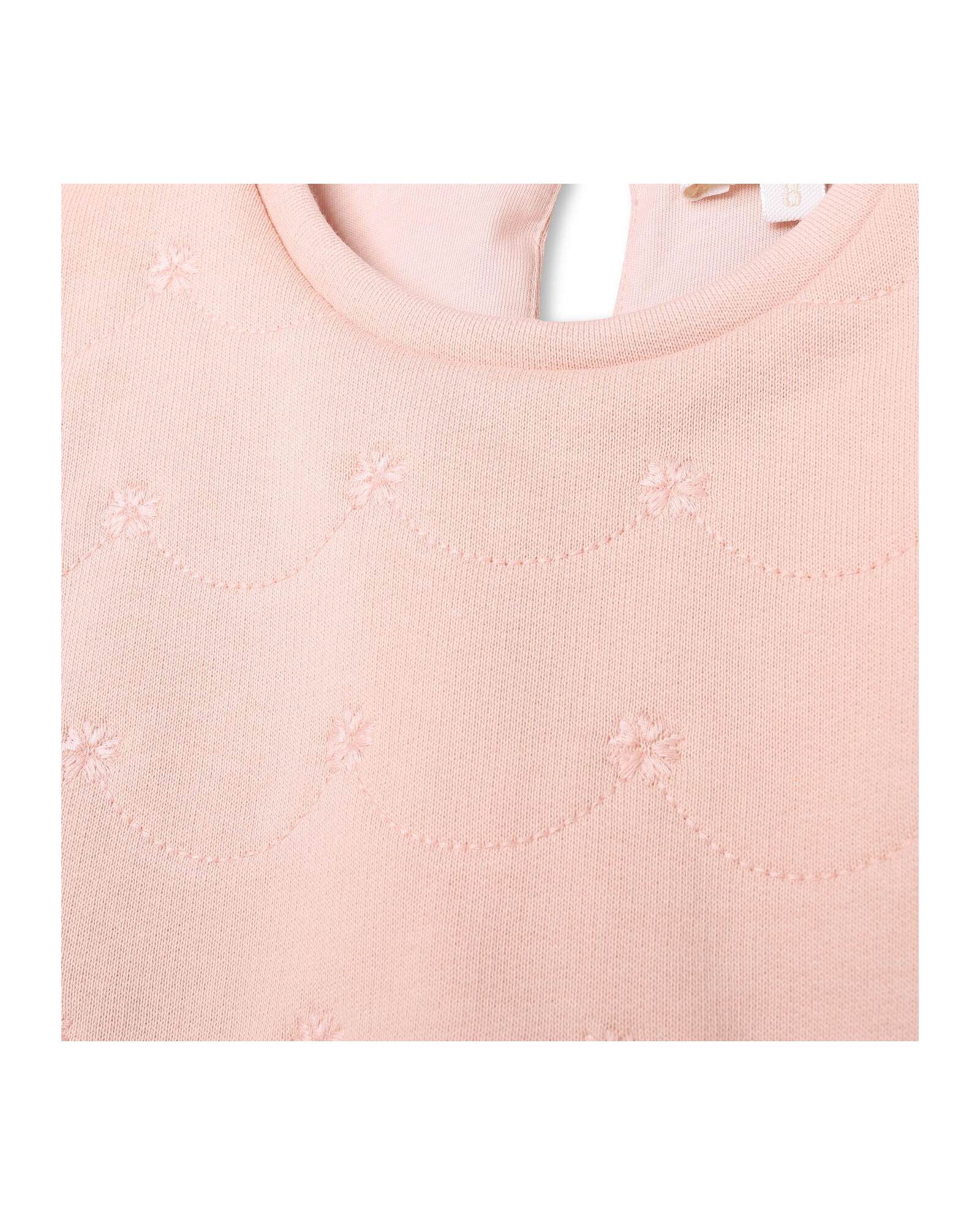 Robe à manches évasées en coton - Bois de Rose