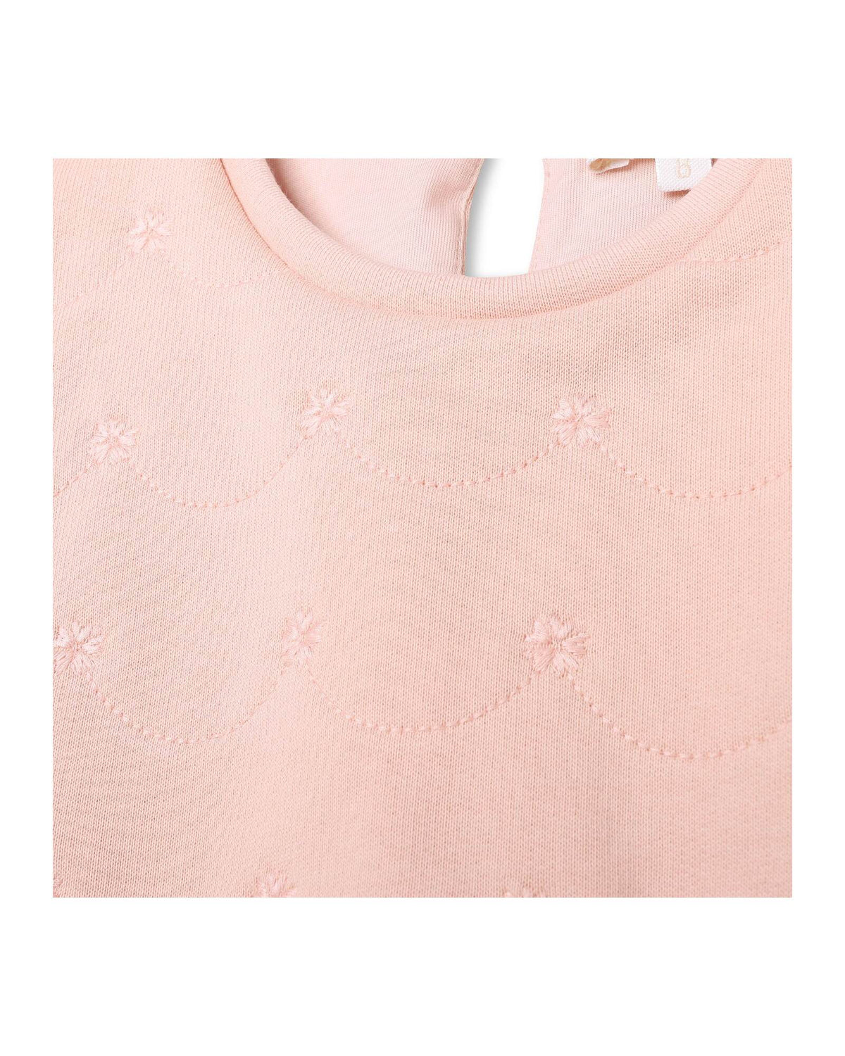 Robe avec broderie en coton - Bois de Rose
