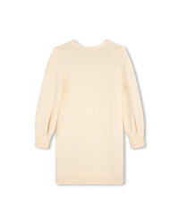 Robe en tricot en coton - Craie